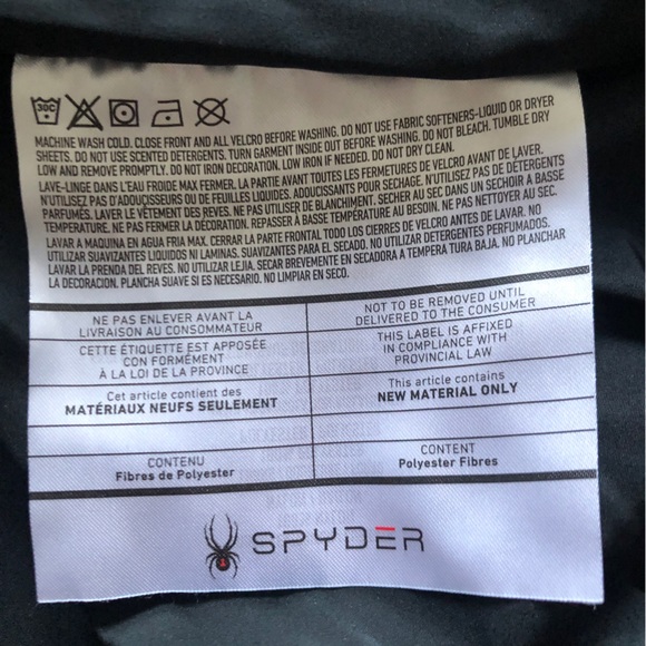 Spyder Super Puff Hooded Jacket - Insulated Size M - Picture 9 of 10